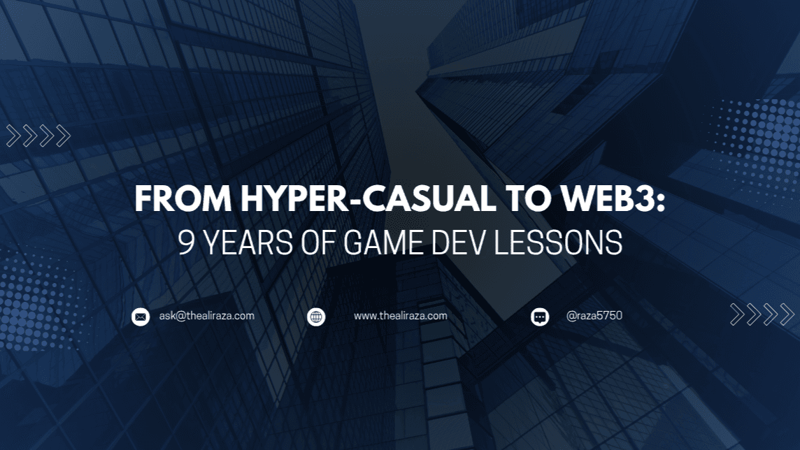 Cover for From Hyper-Casual to Web3: Lessons Learned in 9 Years of Game Development
